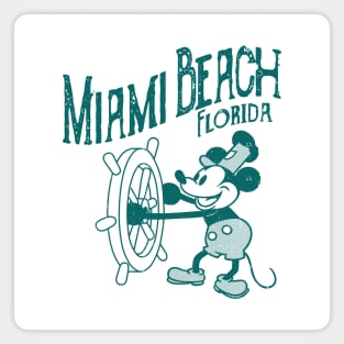 Steamboat Willie - Miami Beach Florida Magnet